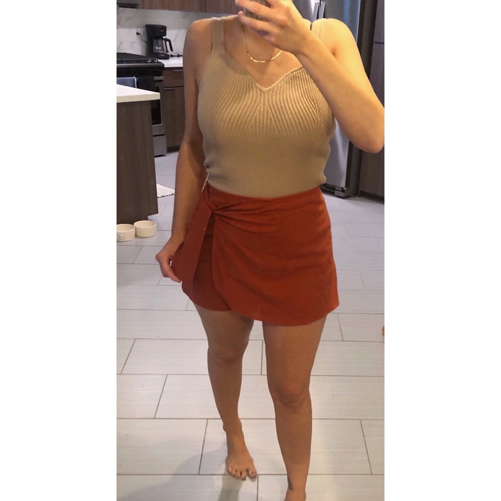 Abercrombie linen skort